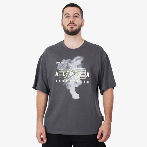 Alpha Industries Smoke Logo Tee
