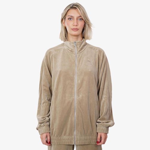 Puma T7 Oversized Velour Track Jacket
