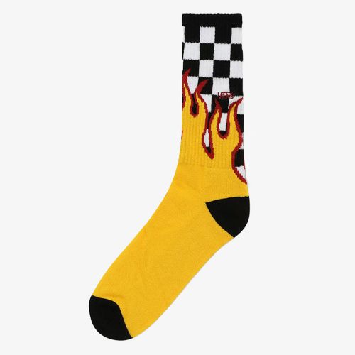 Vans Skate Flame Check Crew Socks