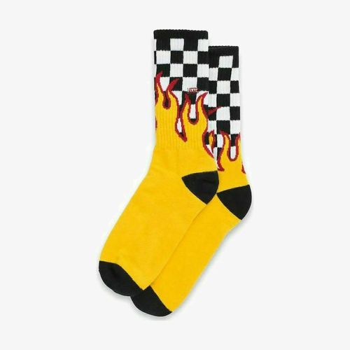 Vans Flame Check Crew Socks 1 Pack