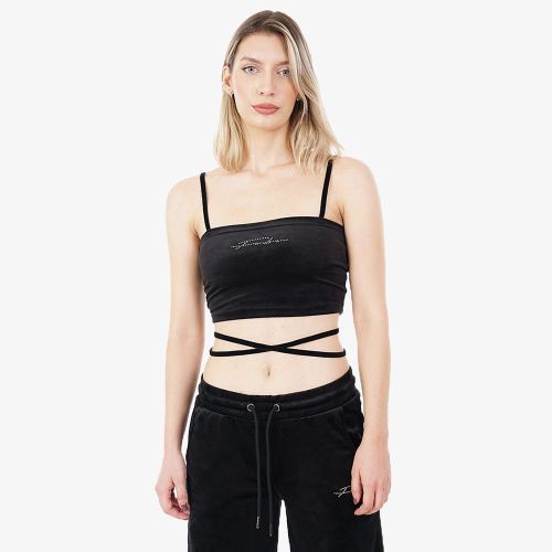 Fubu Velvet Crop Top