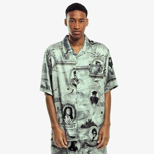 Grimey Supastar Satin Button Up Shirt