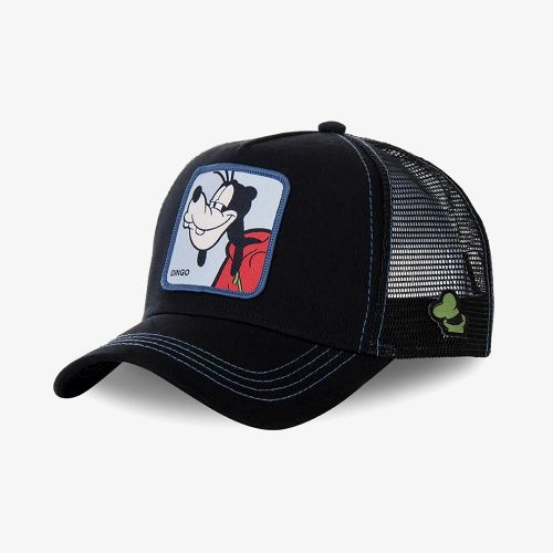 Capslab Disney Goofy Black Trucker Cap