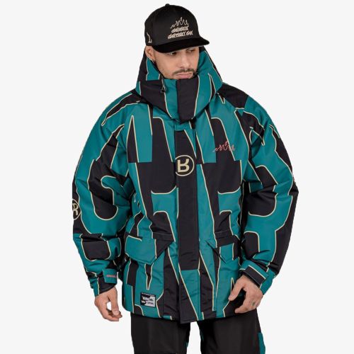 Grimey Snow Fox All Over Print Parka