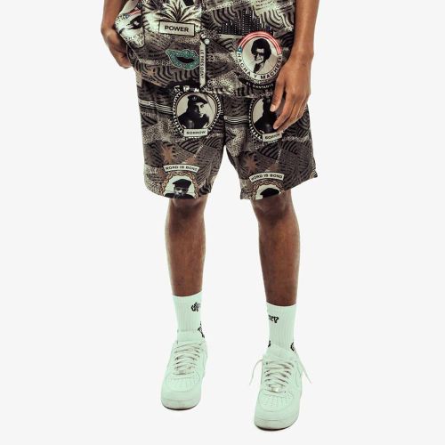 Grimey Supastar Satin Shorts