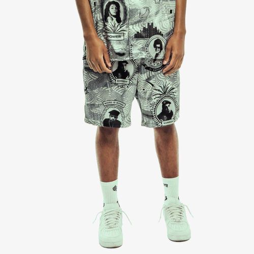 Grimey Supastar Satin Shorts