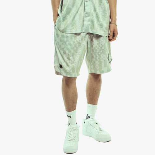 Grimey Lucky Dragon Mesh Basket Shorts