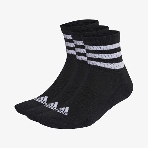Adidas 3-Stripes Cushioned Sportswear Mid-Cut Socks 3 Pairs