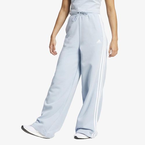 Adidas Essentials 3-Stripes Fleece Wide Pants