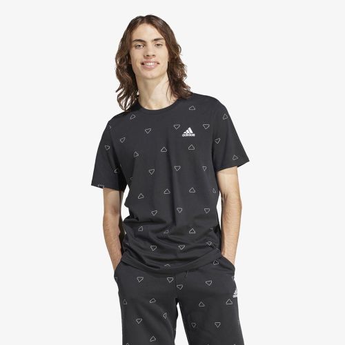 Adidas Essentials Mini Logo Graphic Tee