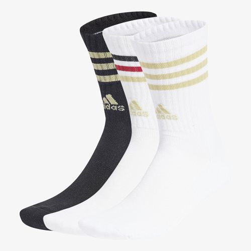 Adidas 3-Stripes Cushioned Crew Socks 3 Pairs