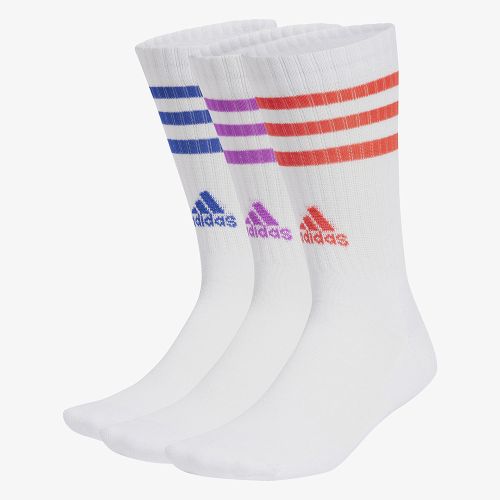 Adidas 3 Stripes Cushioned Crew Socks 3 Pairs