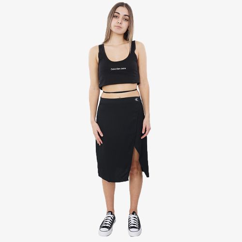 Calvin Klein Tie Detail Midi Skirt