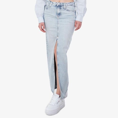 Calvin Klein Maxi Light Denim Skirt