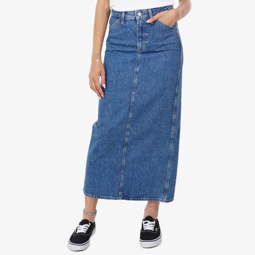 Calvin Klein Trouser Pocket Maxi Skirt