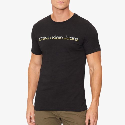 Calvin Klein Two Tone Institutional Logo T-Shirt