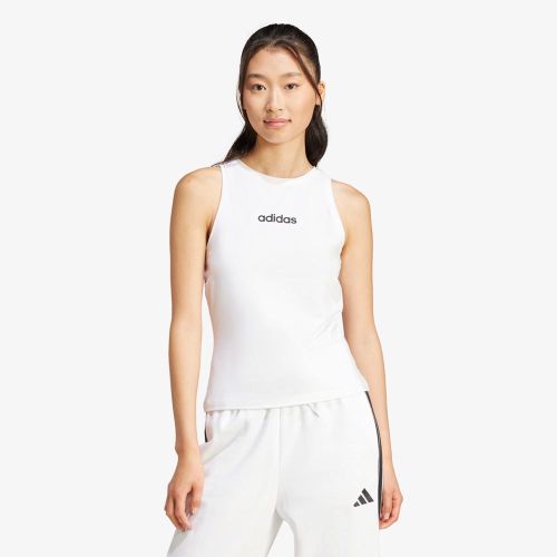 Adidas Essentials Linear Slim Cotton Tank Top