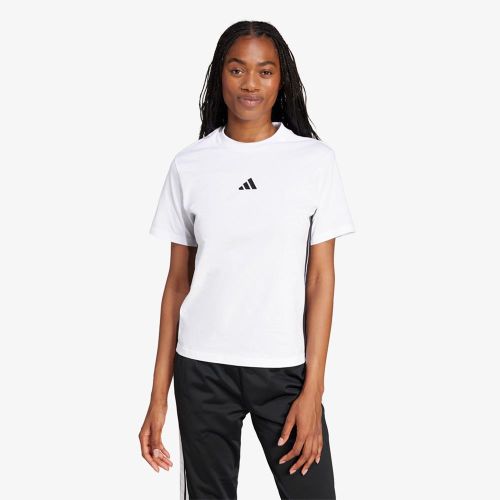 Adidas Essentials 3-Stripes Cotton T-Shirt