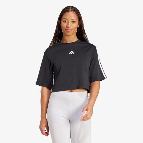Adidas Essentials 3-Stripes Cotton Loose T-Shirt
