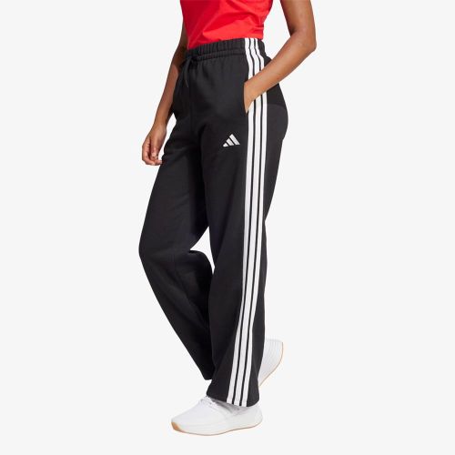 Adidas Essentials 3-Stripes Open-Hem Fleece Joggers