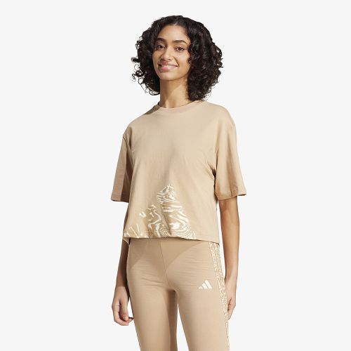 Adidas Essentials Seasonals Animal Big Logo Boyfriend Tee