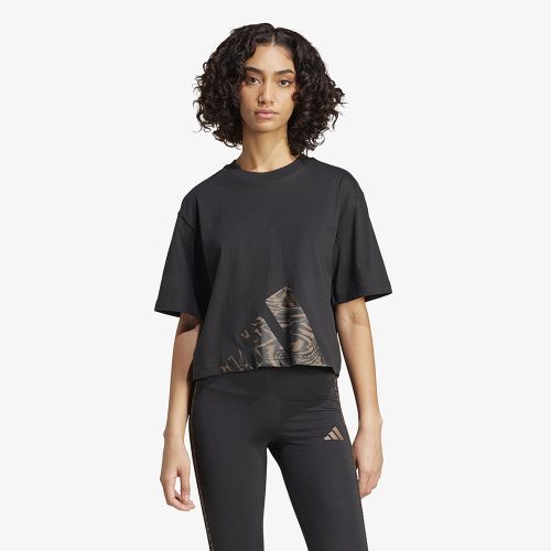 Adidas Essentials Seasonals Animal Big Logo Boyfriend Tee