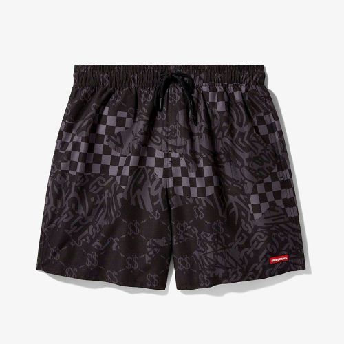 Sprayground 3AM Check Pattern Swim Short