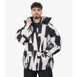 GRIMEY SNOW FOX ALL OVER PRINT POLAR FLEECE ZIP HOODIE