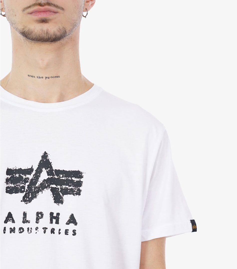Alpha Industries Grunge Logo Tee