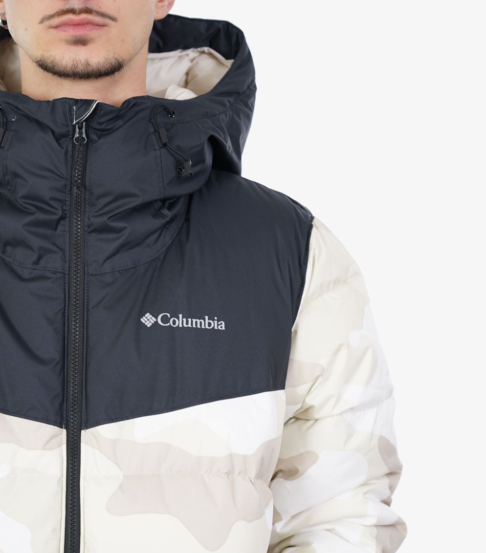 Columbia Ice Line Ridge Hooded Print Jacket