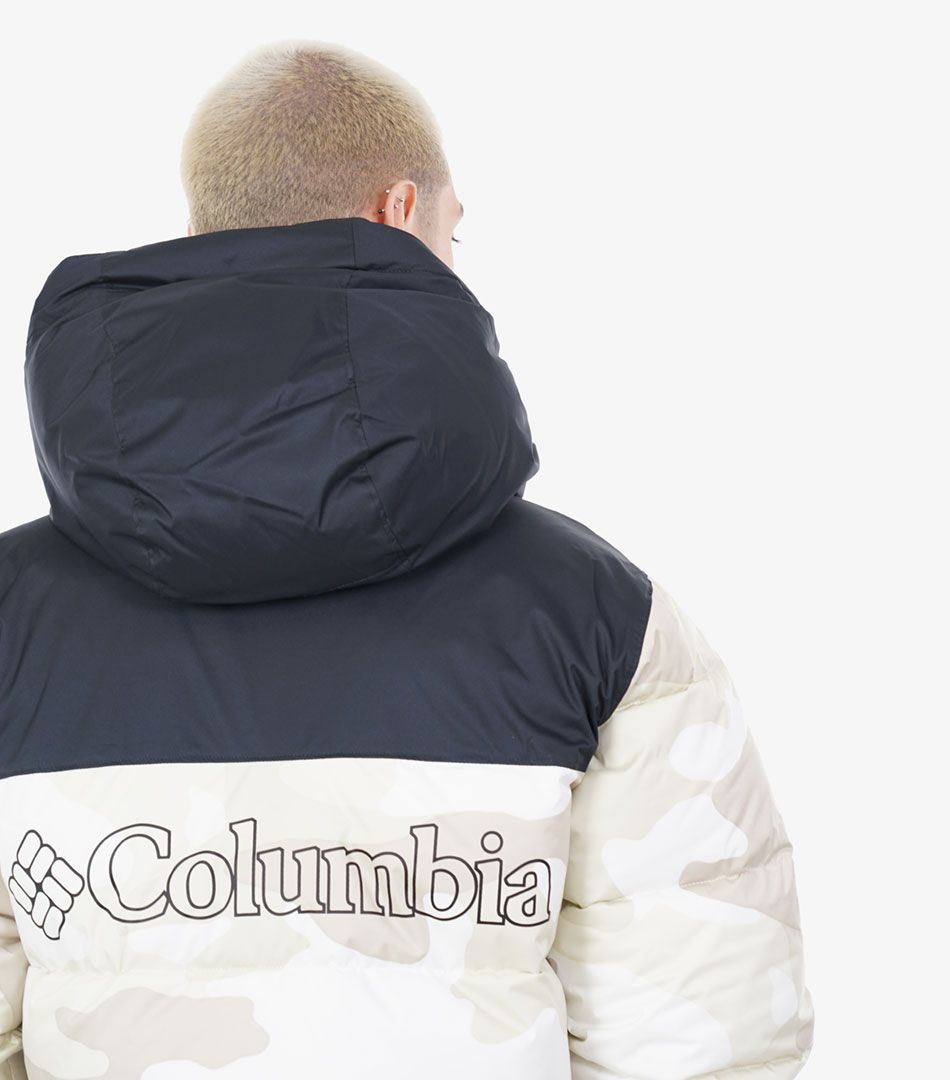 Columbia Ice Line Ridge Hooded Print Jacket