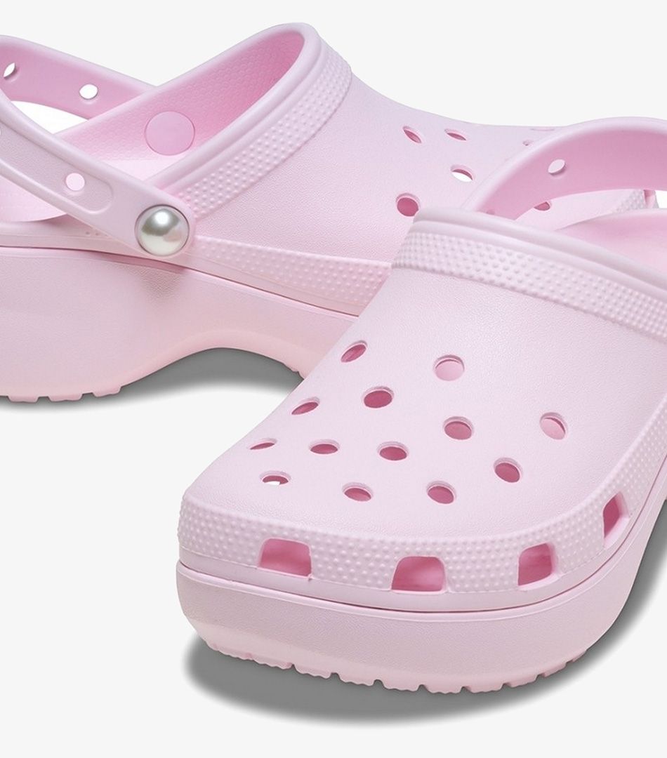Crocs Classic Platform Pearl Clog