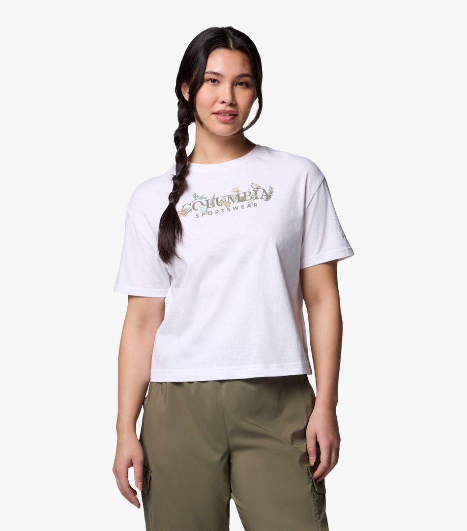 Columbia Rolling Bend™ Graphic Relaxed Crop SS