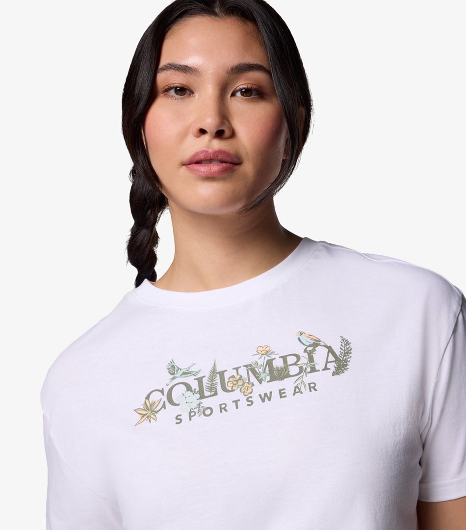 Columbia Rolling Bend™ Graphic Relaxed Crop SS