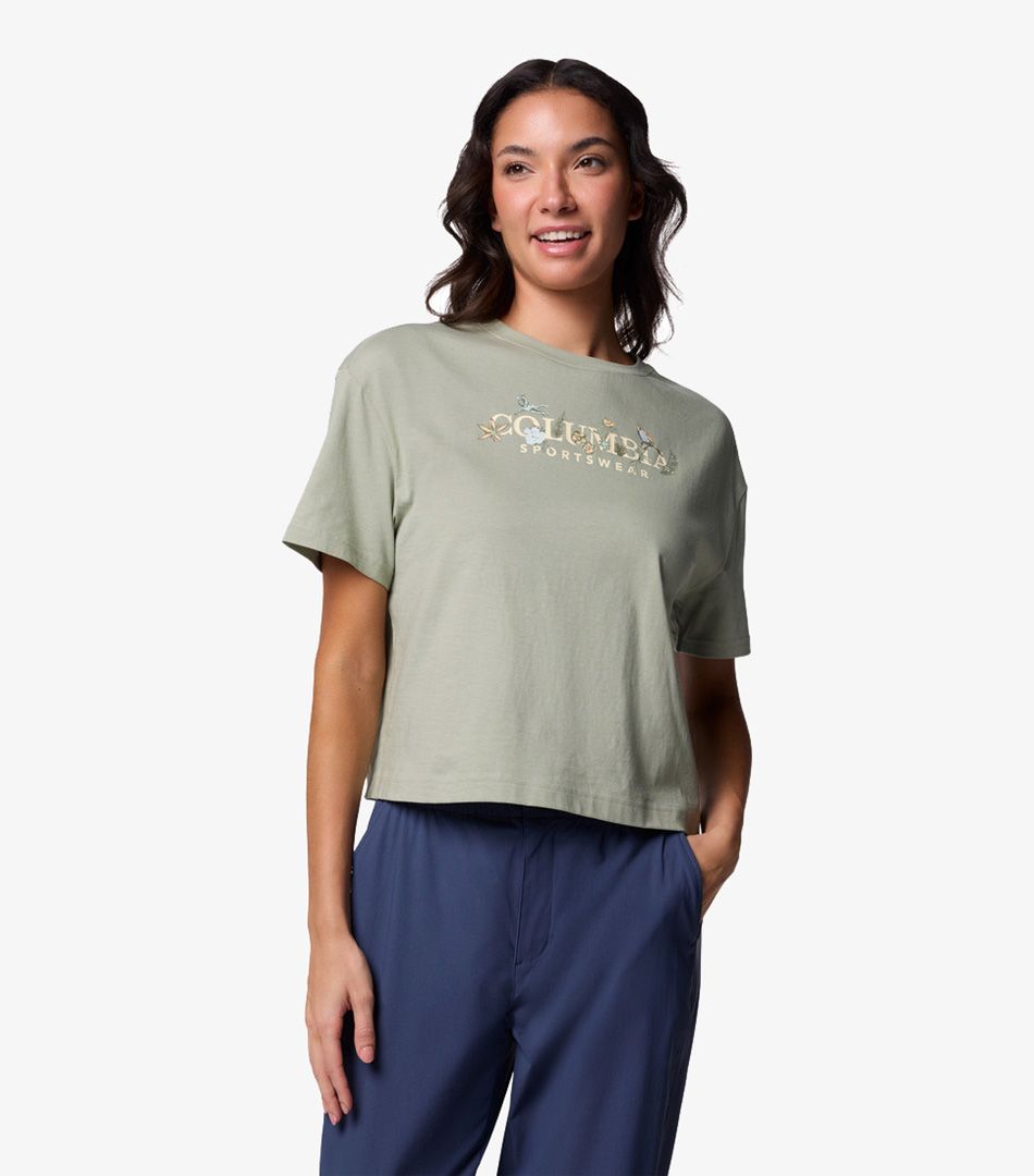 Columbia Rolling Bend™ Graphic Relaxed Crop SS