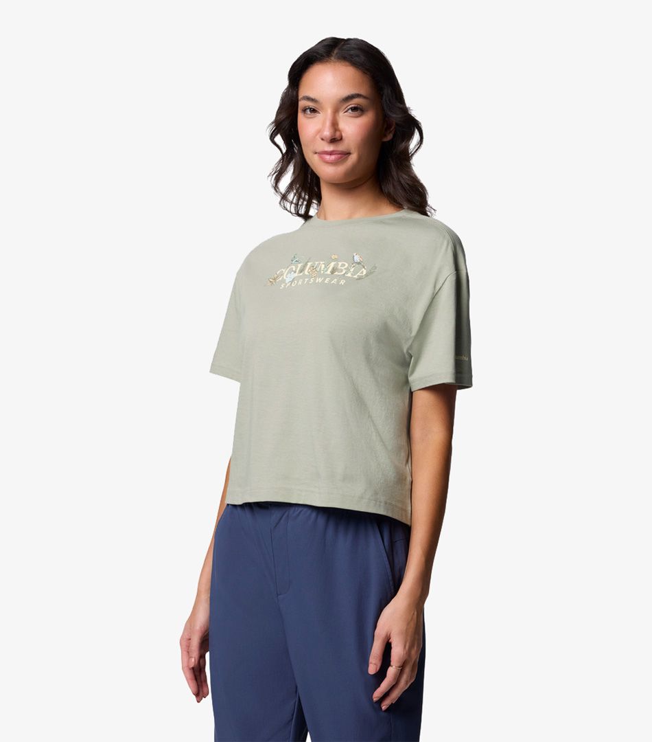 Columbia Rolling Bend™ Graphic Relaxed Crop SS