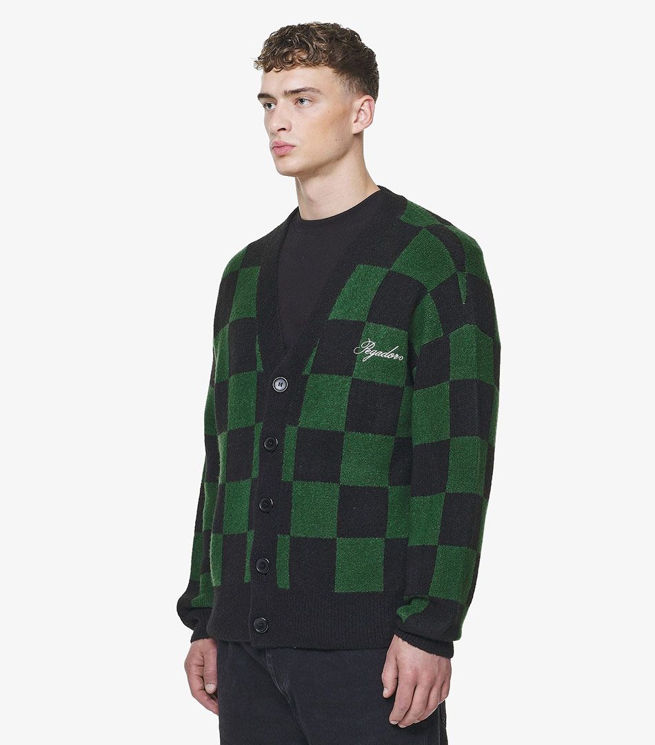 Pegador Todd Checkered Knit Cardigan
