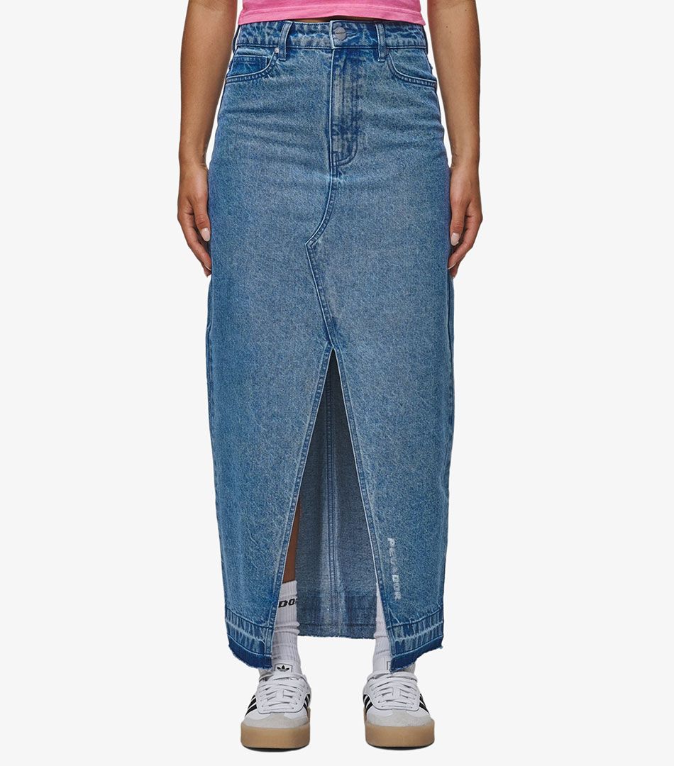 Pegador Kimba Midi Denim Skirt