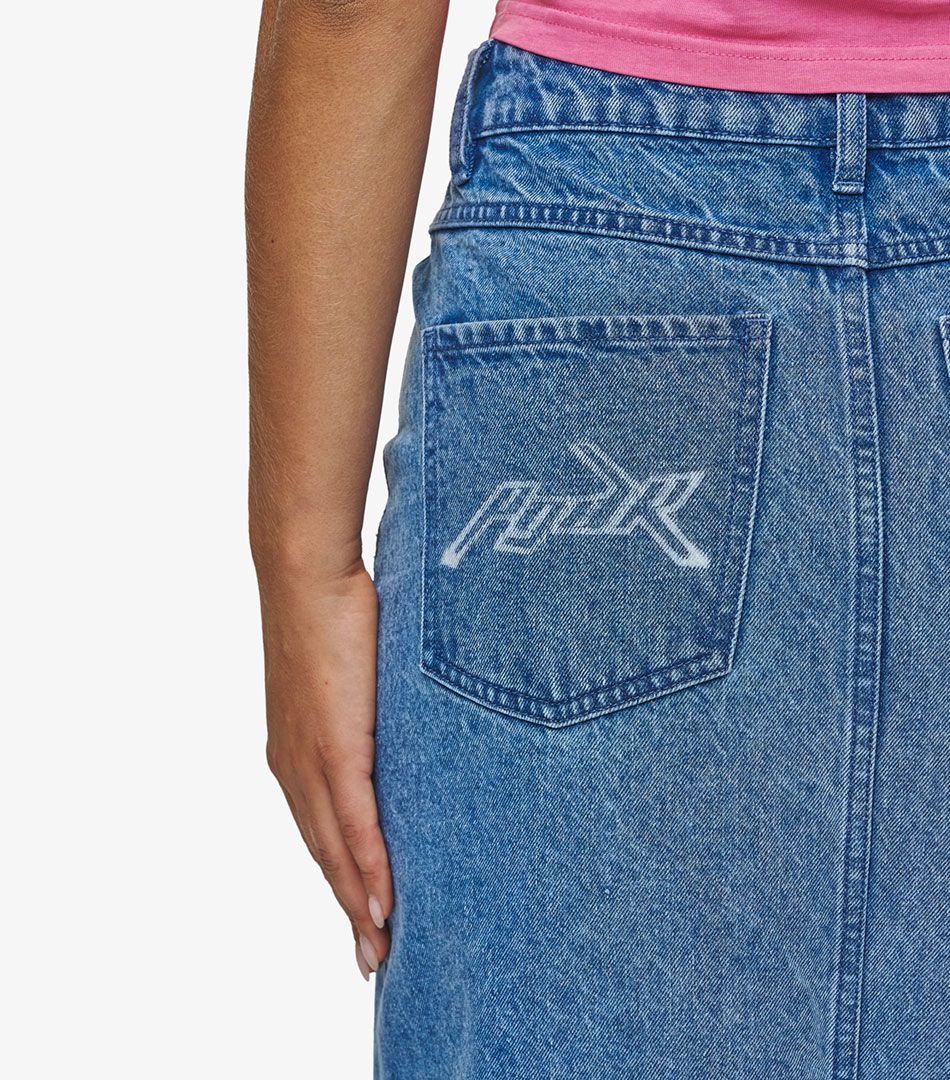 Pegador Kimba Midi Denim Skirt