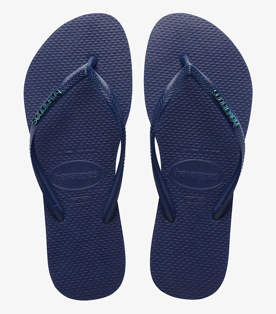 Havaianas Slim Logo Metallic