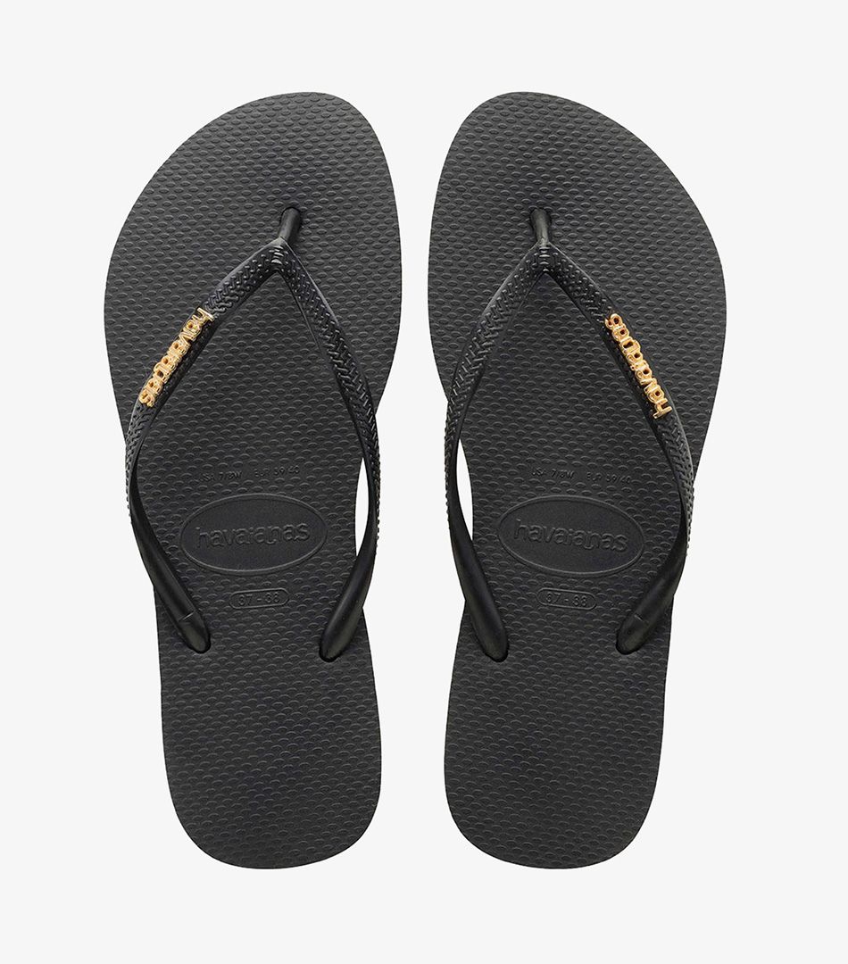 Havaianas Slim Logo Metallic