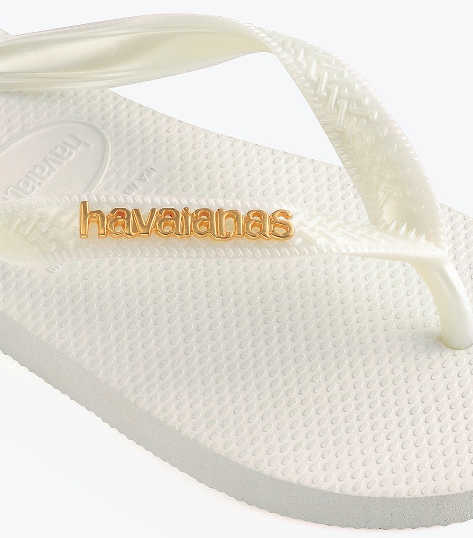 Havaianas top logo metallic sales
