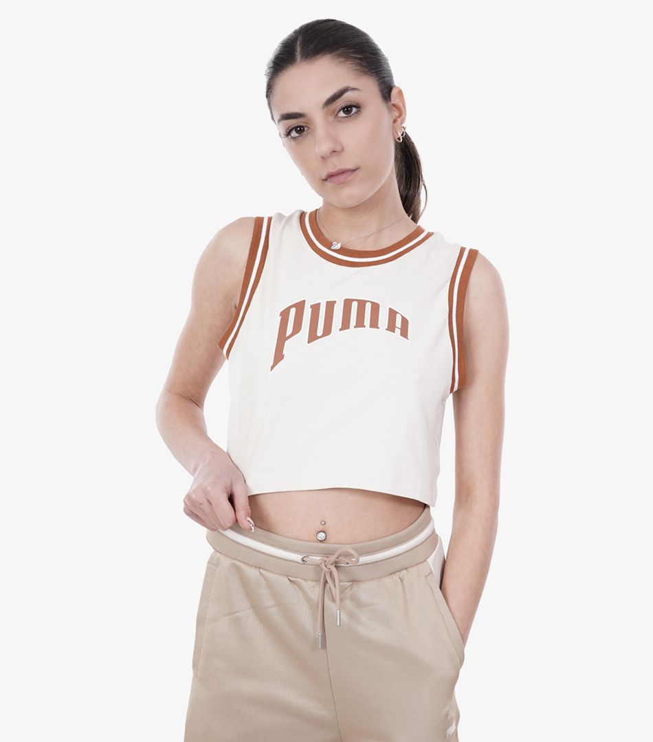 Puma Team For The Fanbase Graphic Cropped Tee