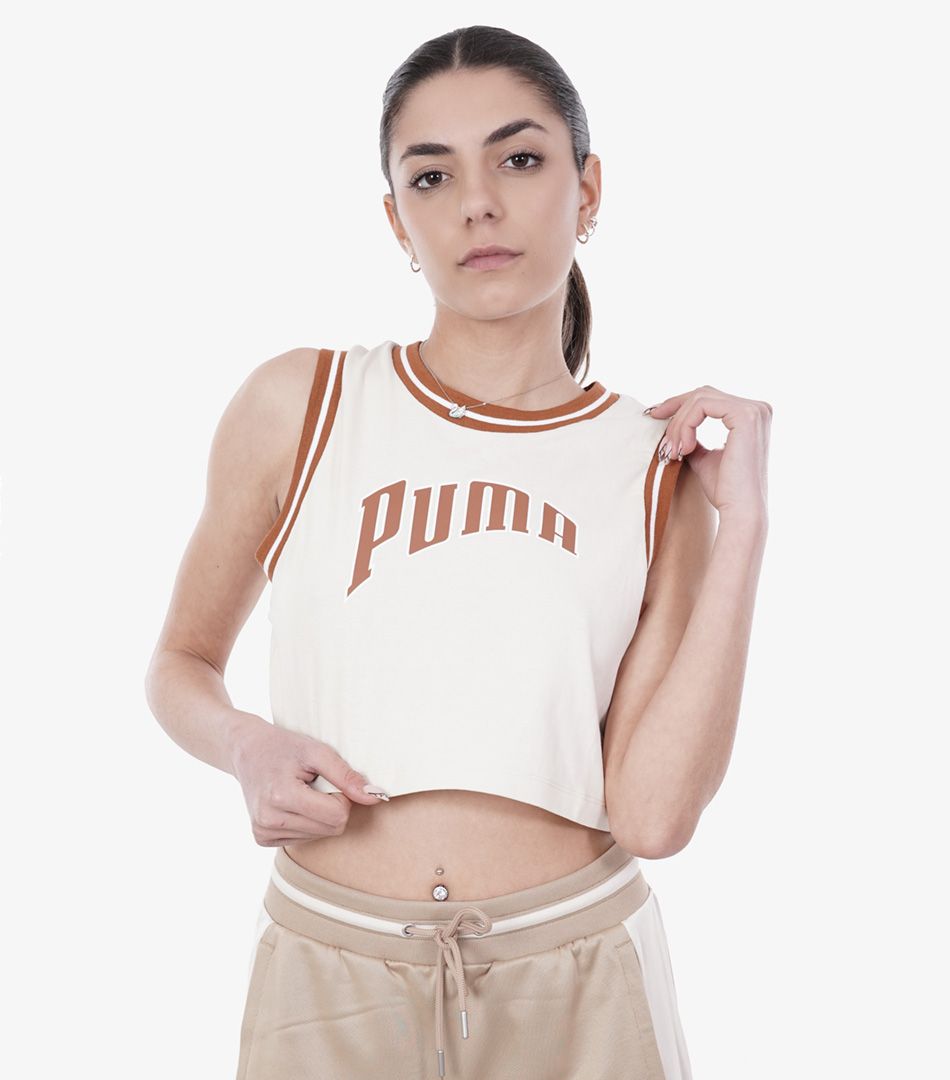 Puma Team For The Fanbase Graphic Cropped Tee