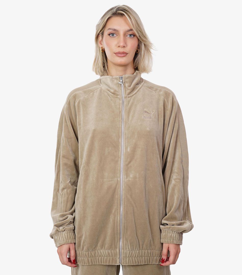Puma T7 Oversized Velour Track Jacket