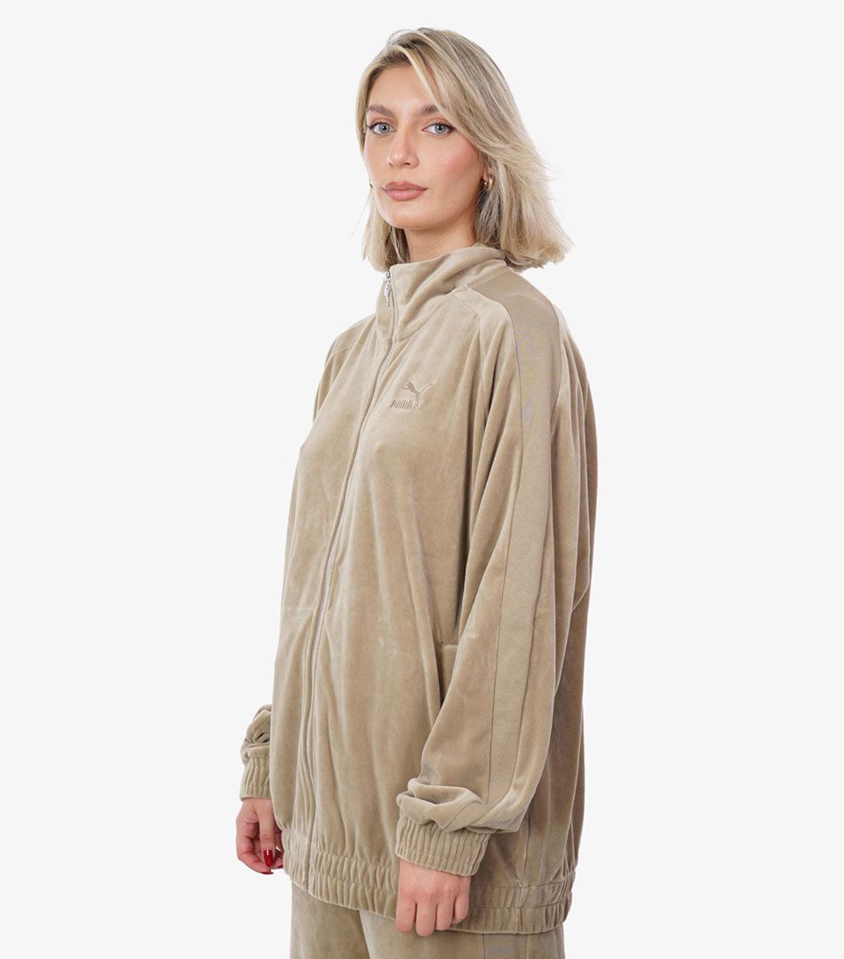 Puma T7 Oversized Velour Track Jacket