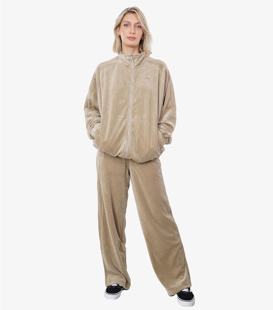 Puma T7 Oversized Velour Track Pants