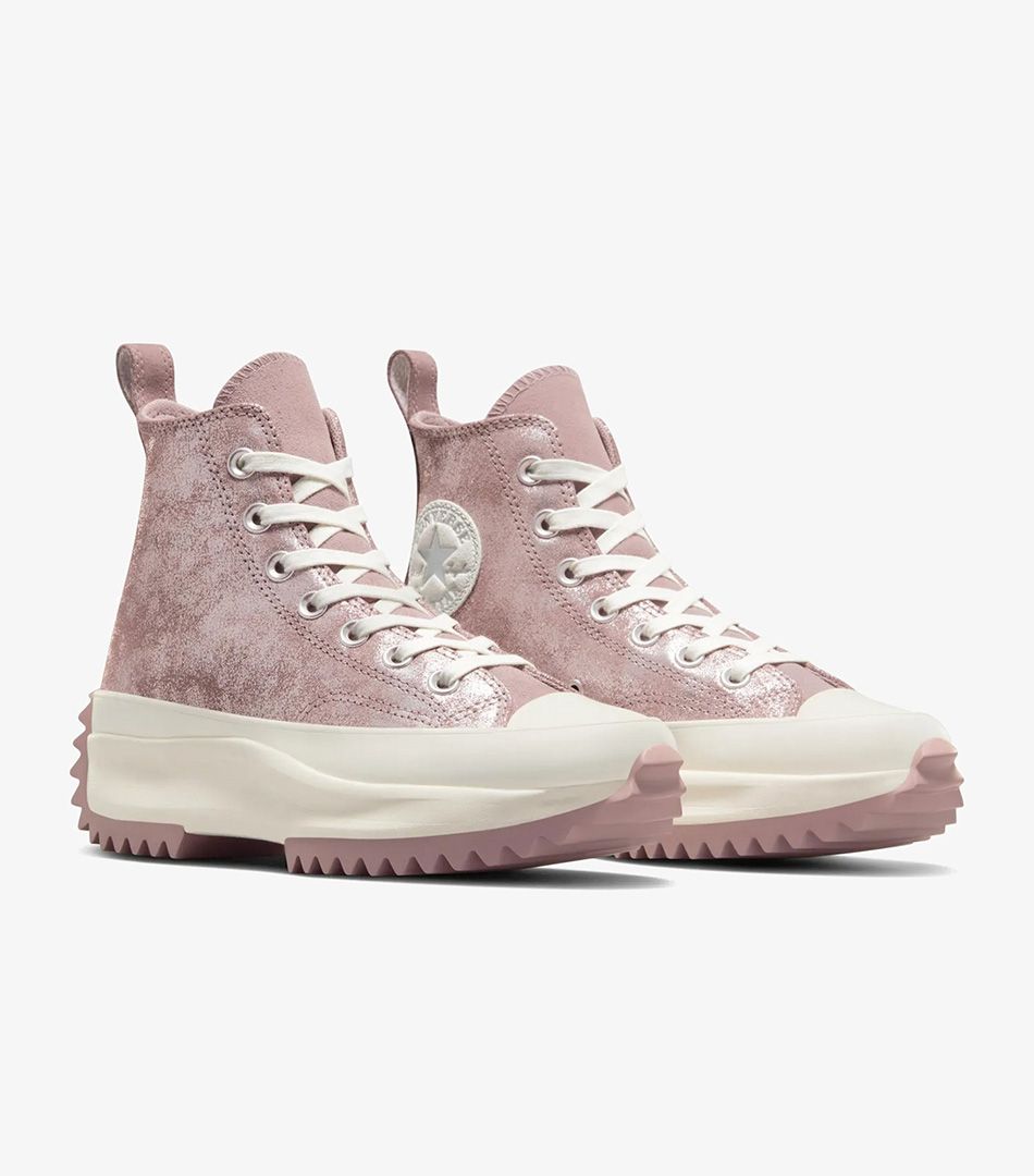Converse Run Star Hike Platform Suede Shimmer