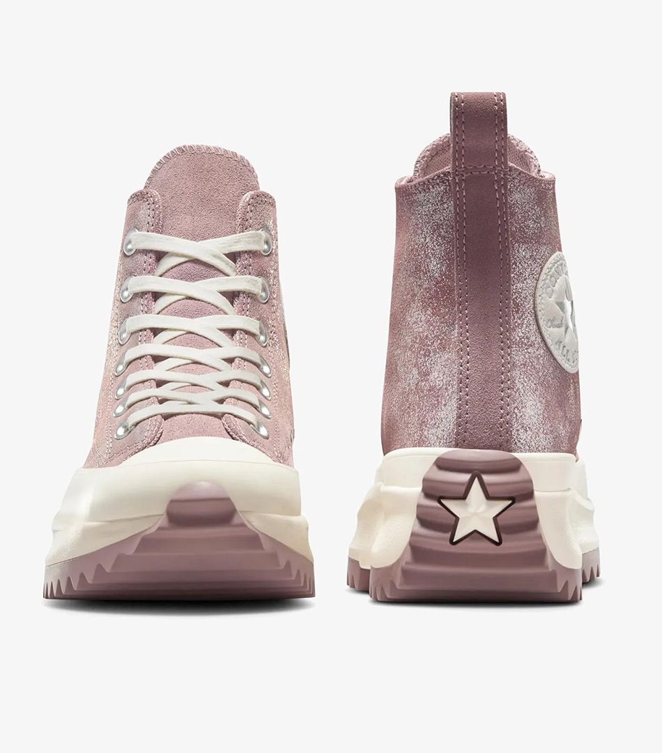 Converse Run Star Hike Platform Suede Shimmer