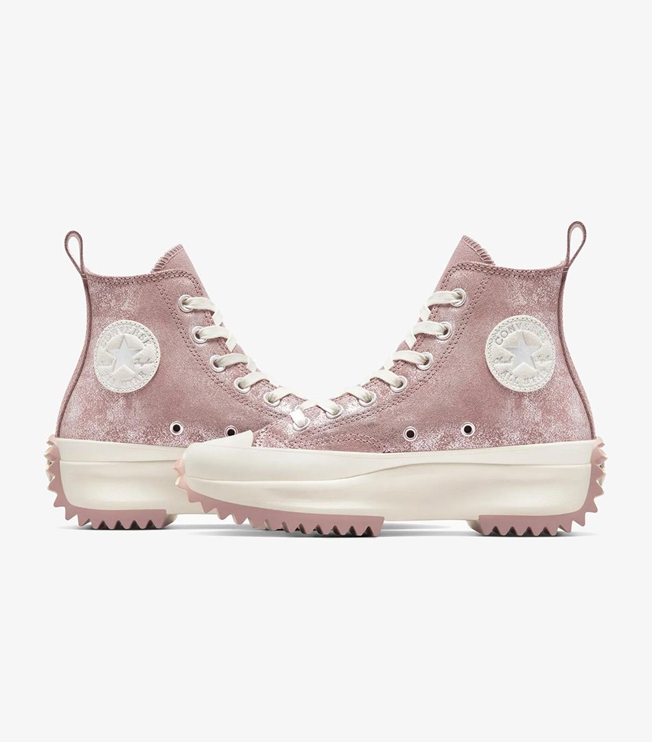 Converse Run Star Hike Platform Suede Shimmer
